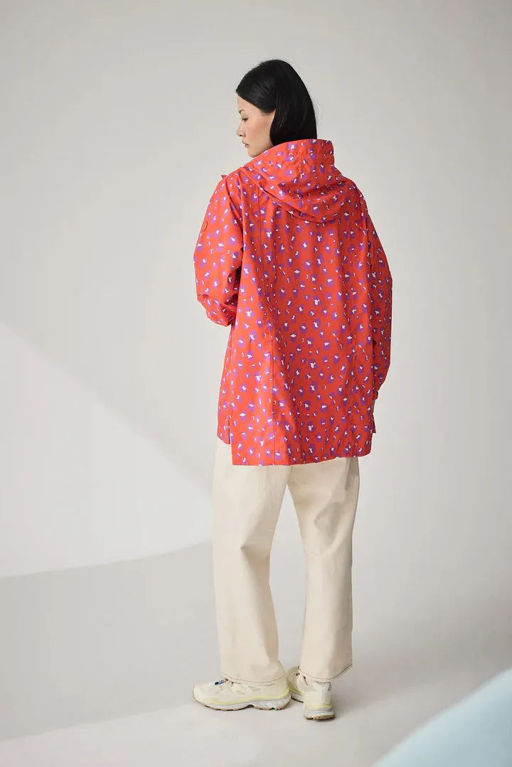 Magla Raincoat - Red/Purple