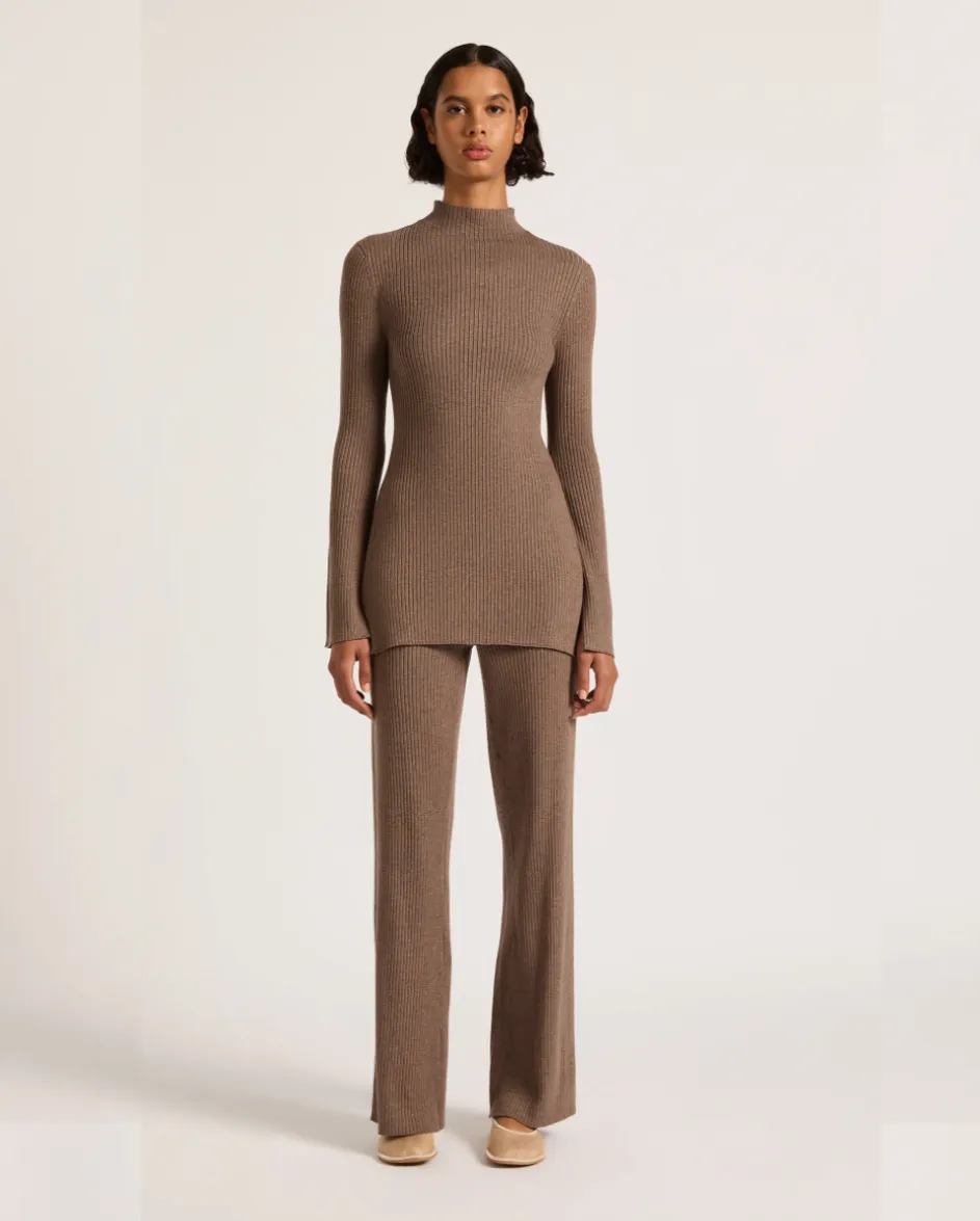 Malo Knit Pant Mocha