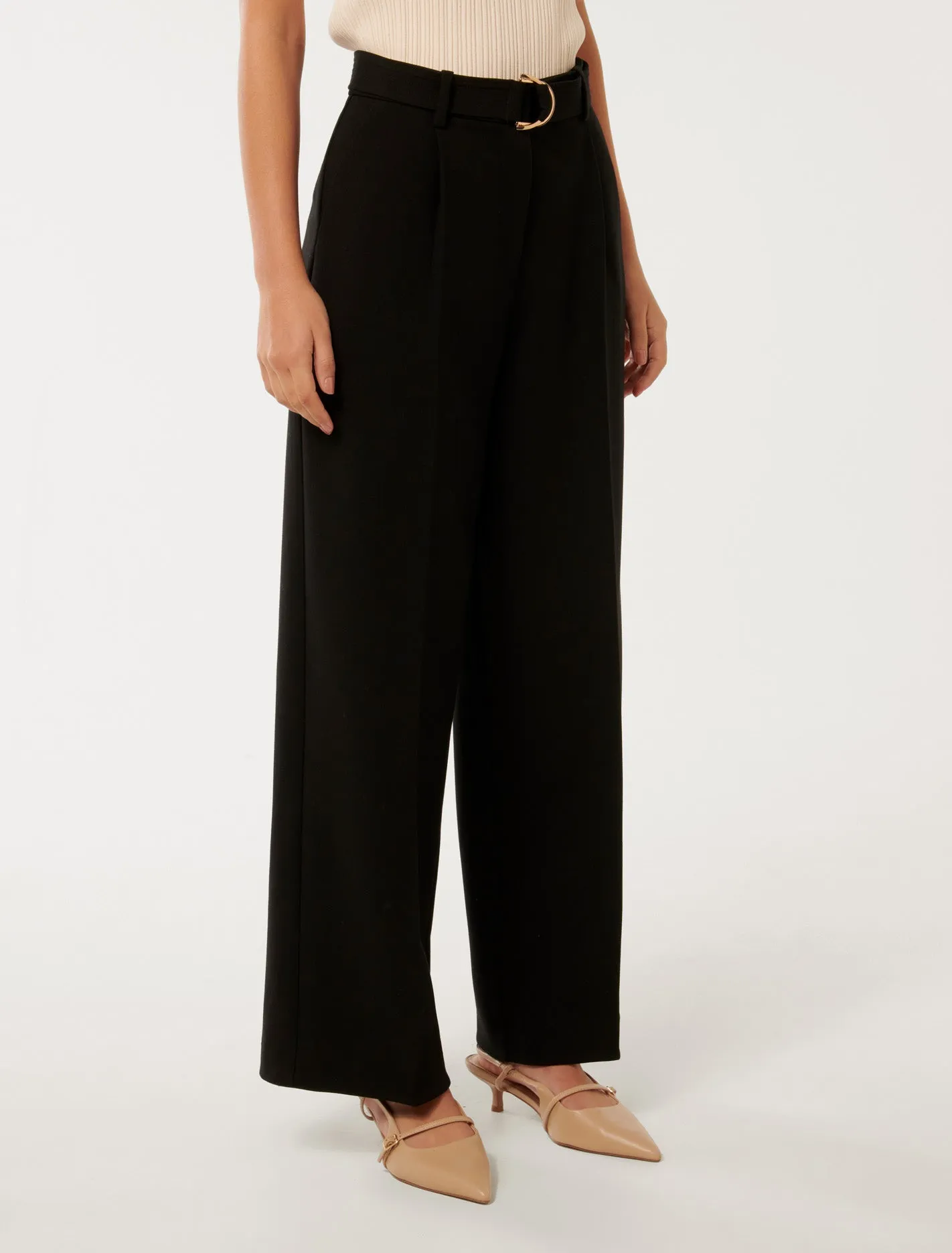 Mariam Belted Wide Leg Pants