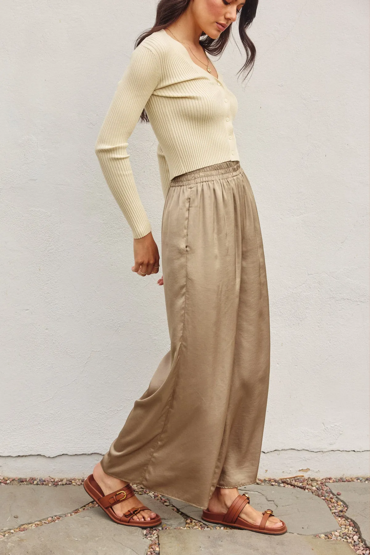 Marty Wide Leg Pull On Pants