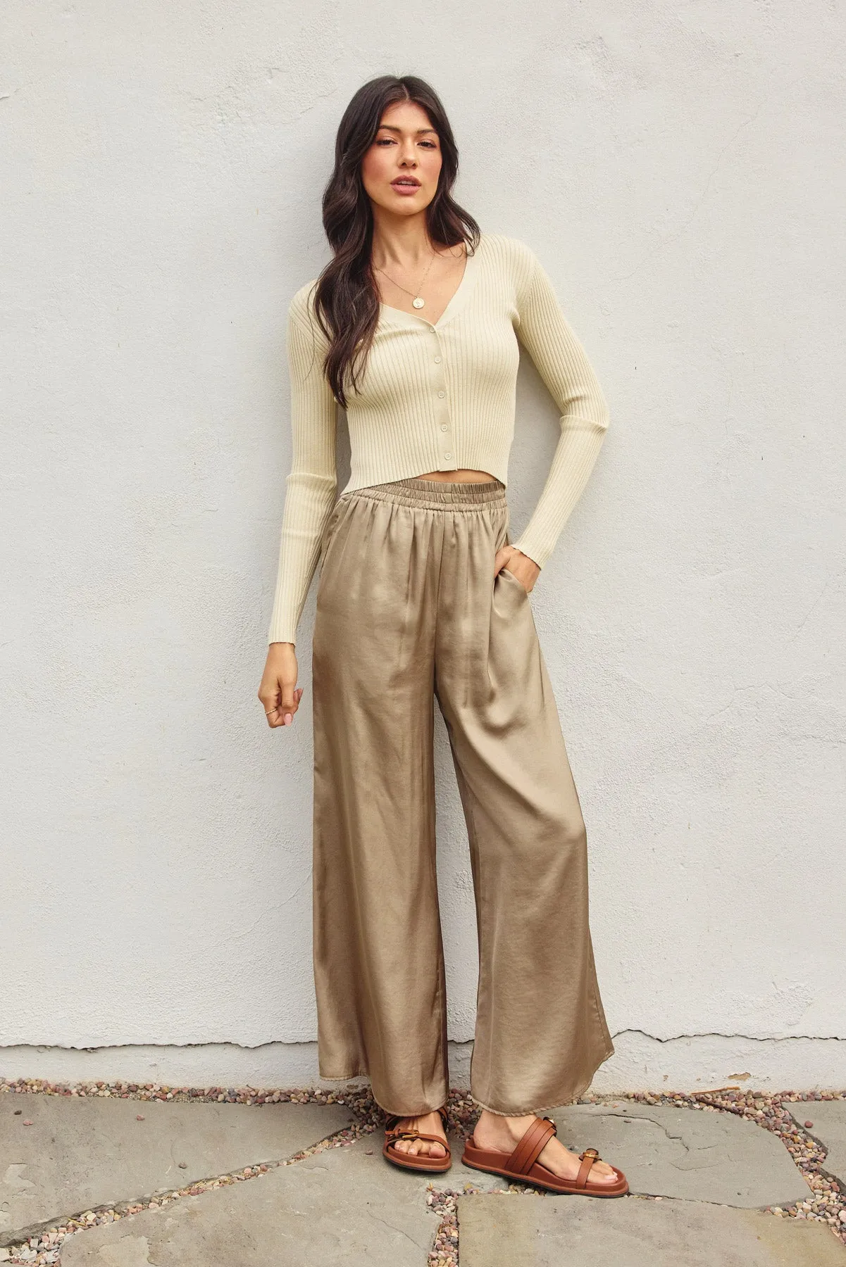 Marty Wide Leg Pull On Pants