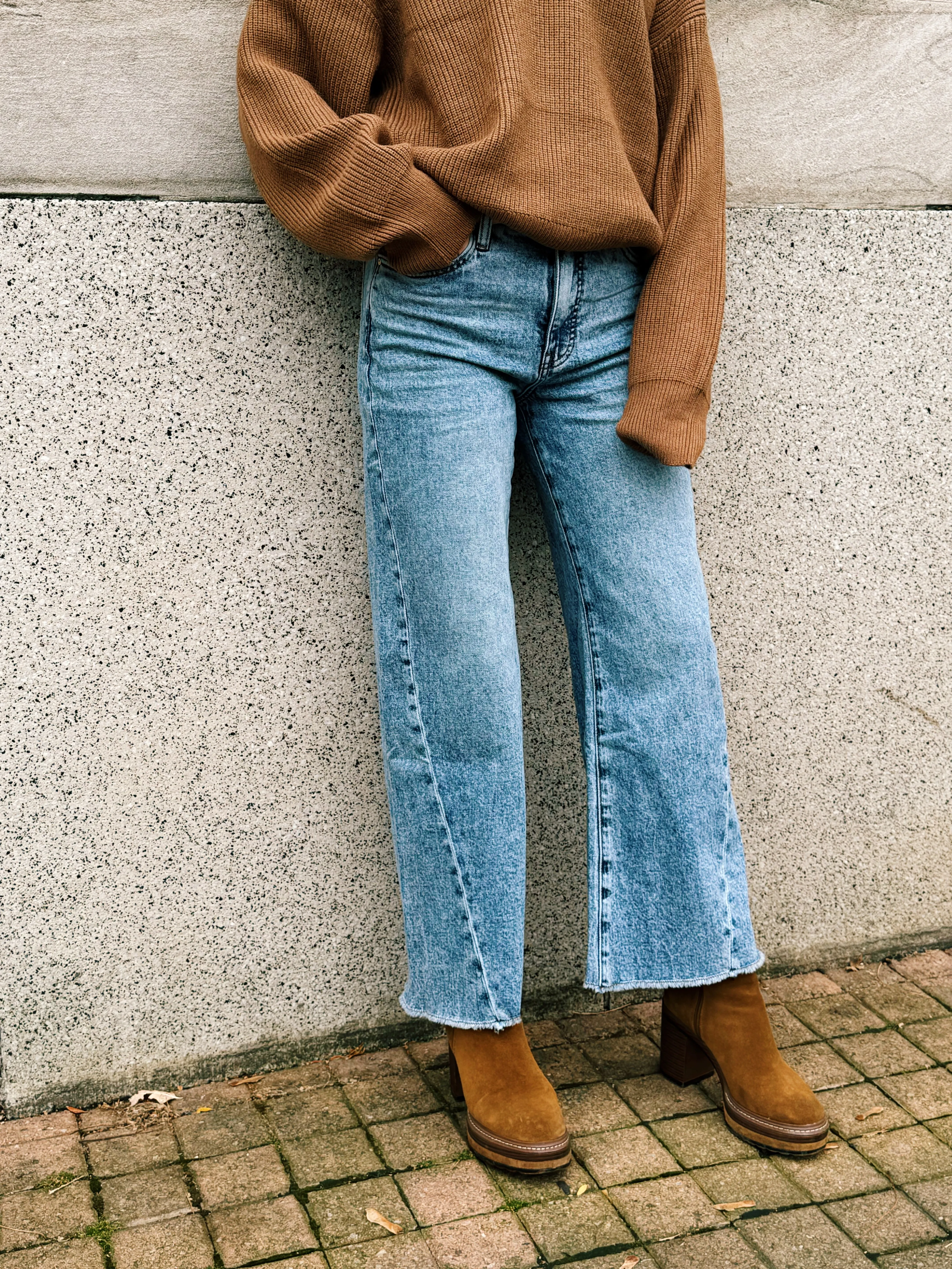 Meg High Rise Wide Leg: Defiant