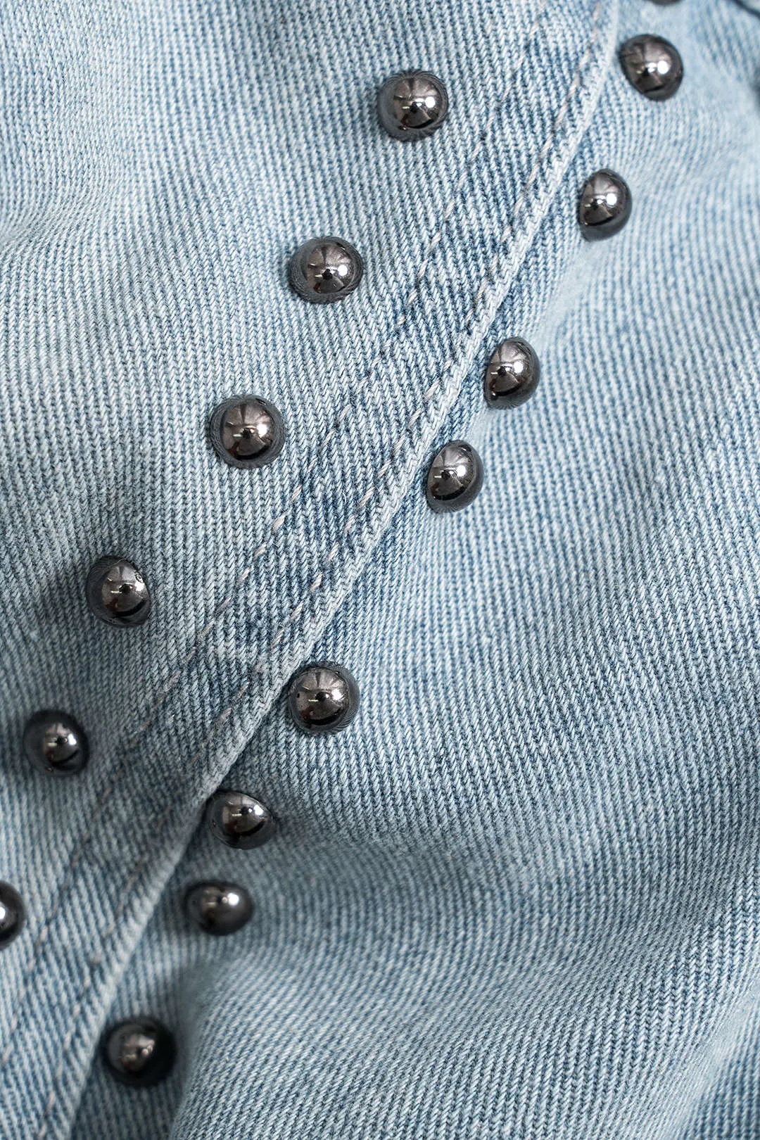 Melissa - Edgy Studded Design Woman's Outerwear Jacket