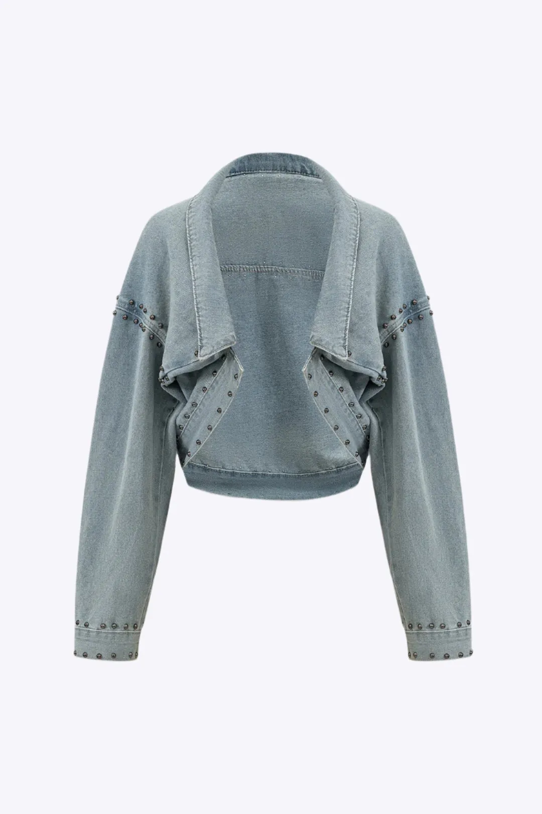 Melissa - Edgy Studded Design Woman's Outerwear Jacket