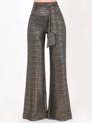 Midnight Sparkle Wide Leg Pants