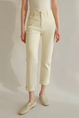 Moonshine High-Rise Straight Jeans