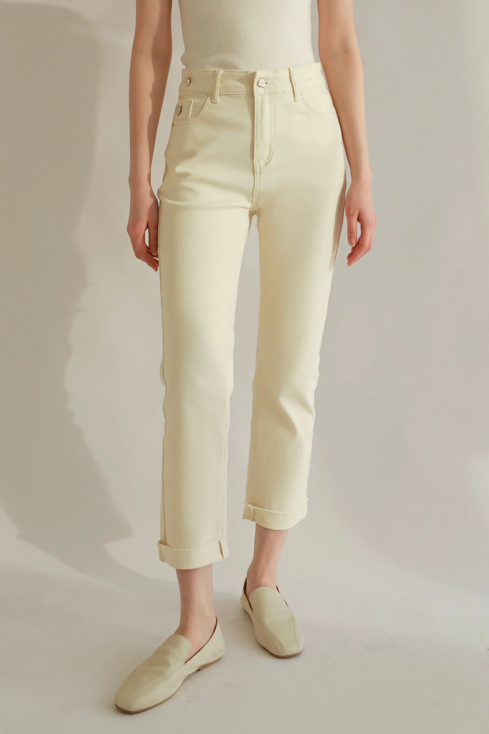 Moonshine High-Rise Straight Jeans