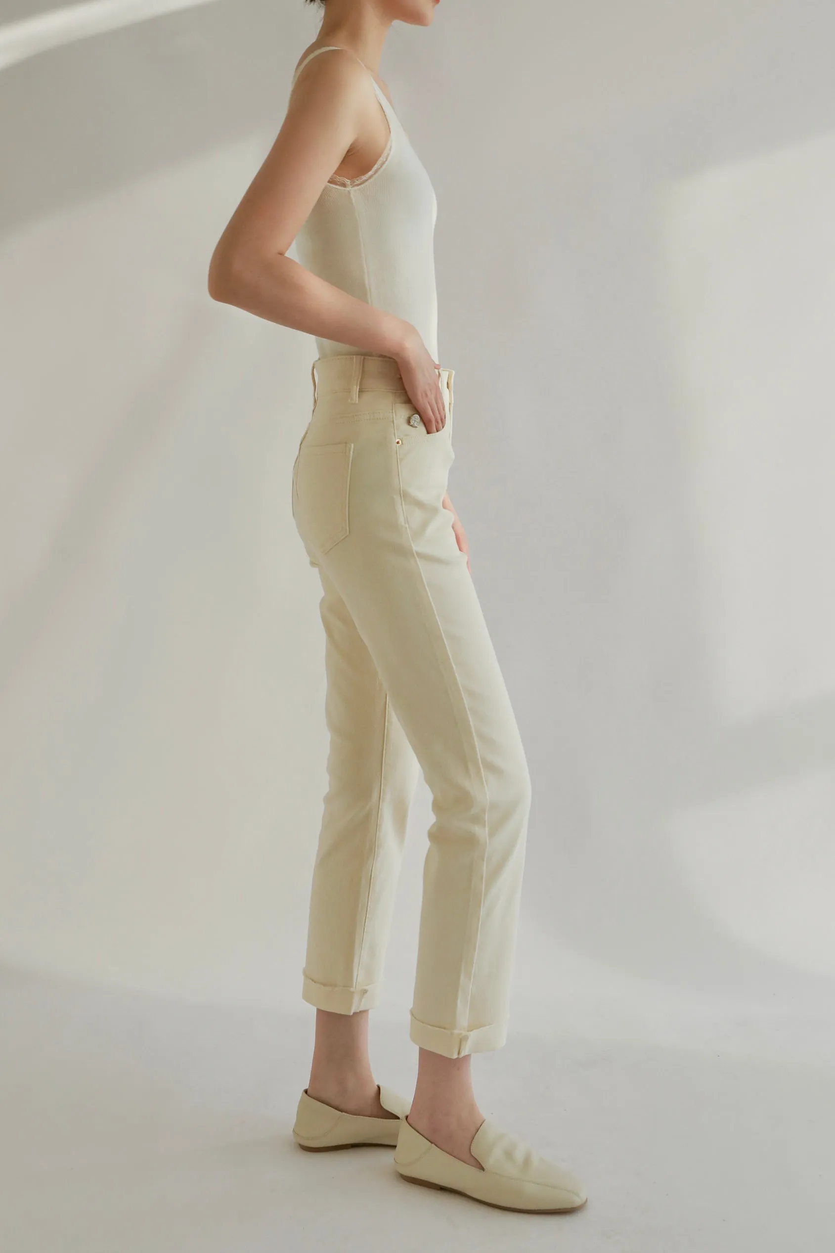 Moonshine High-Rise Straight Jeans