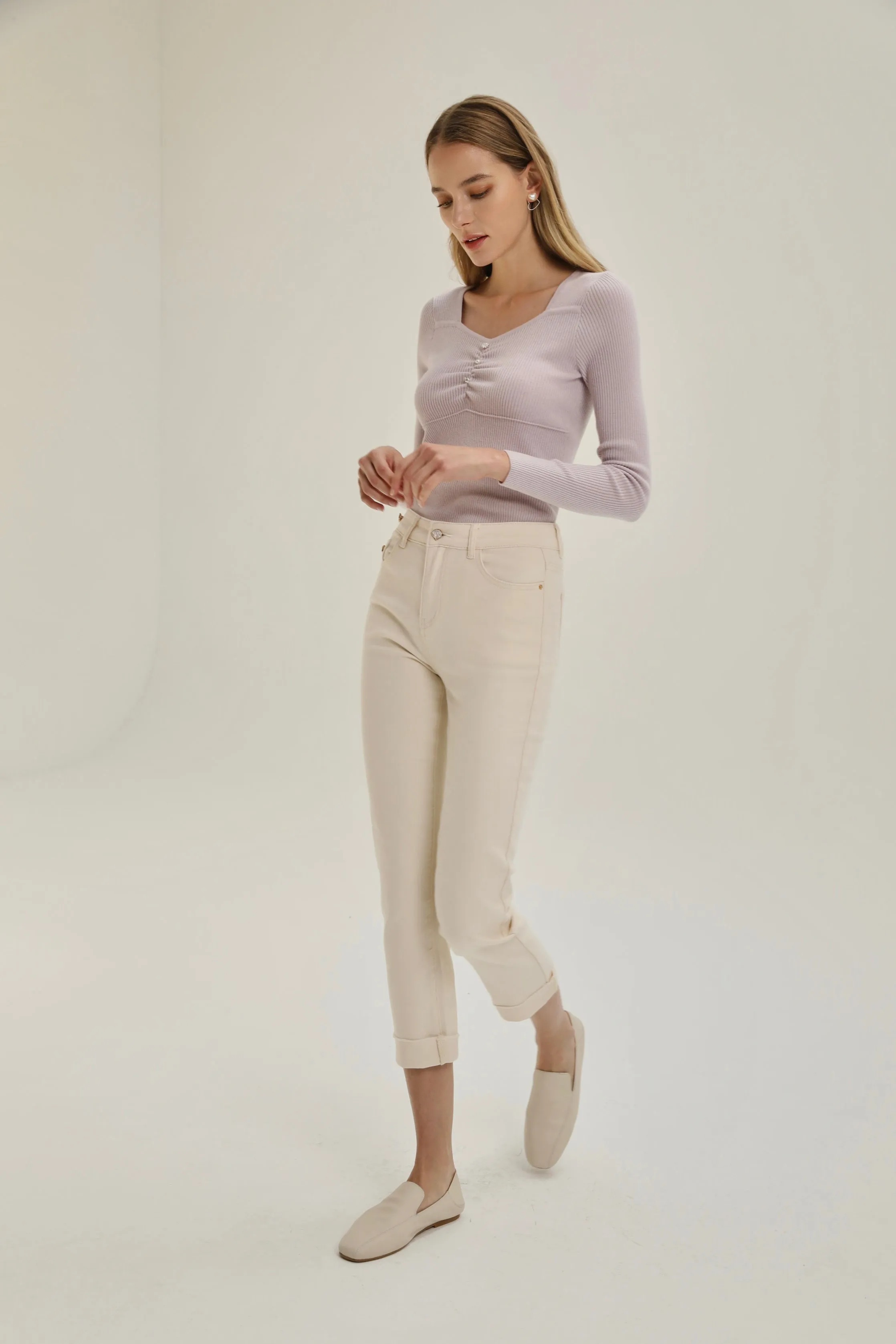 Moonshine High-Rise Straight Jeans