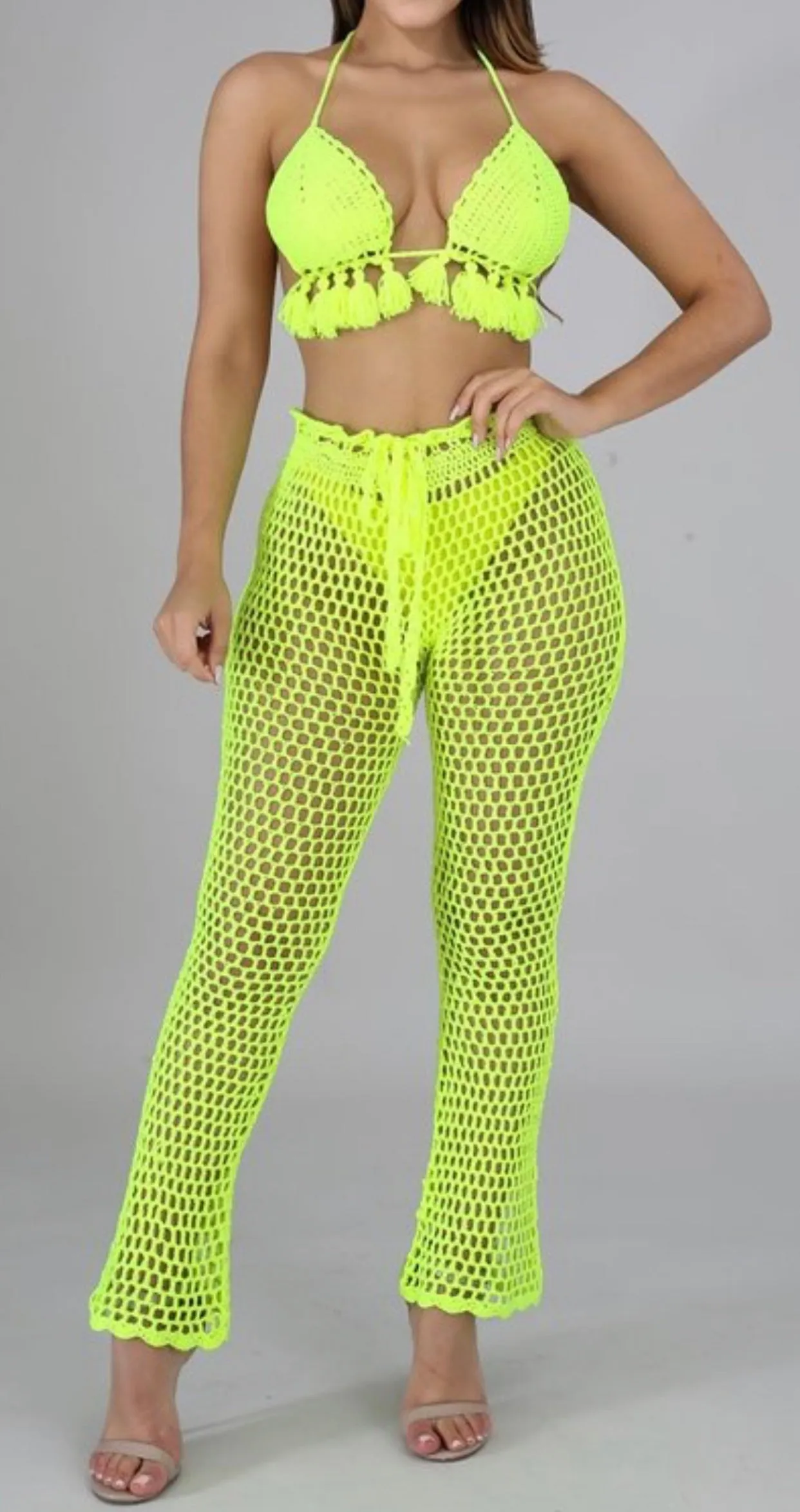 Neon Country Gal Poolside swimsuit coverup