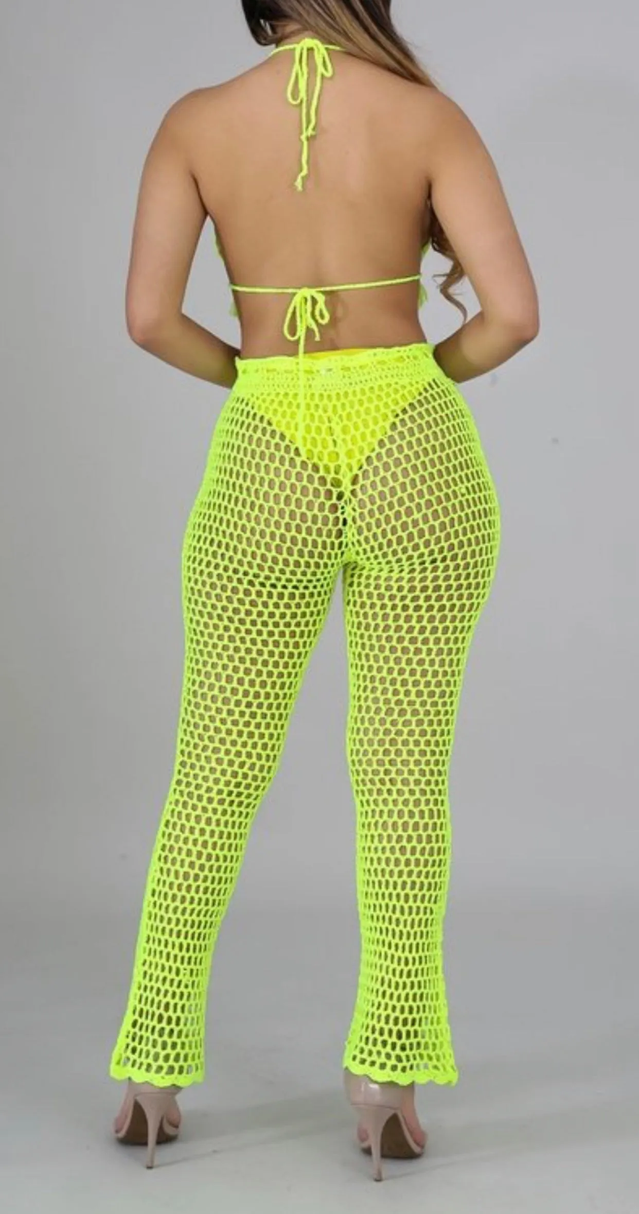 Neon Country Gal Poolside swimsuit coverup