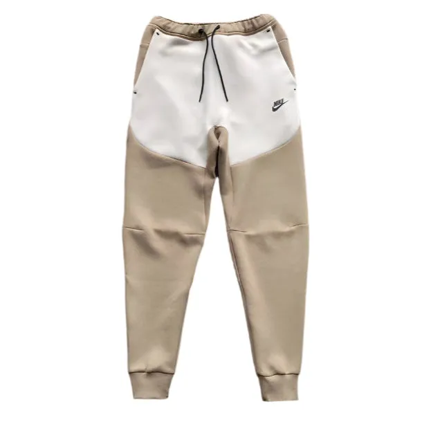 NIKE TECH FLEECE PANTS x SANDALWOOD/LIGHT BONE WHITE