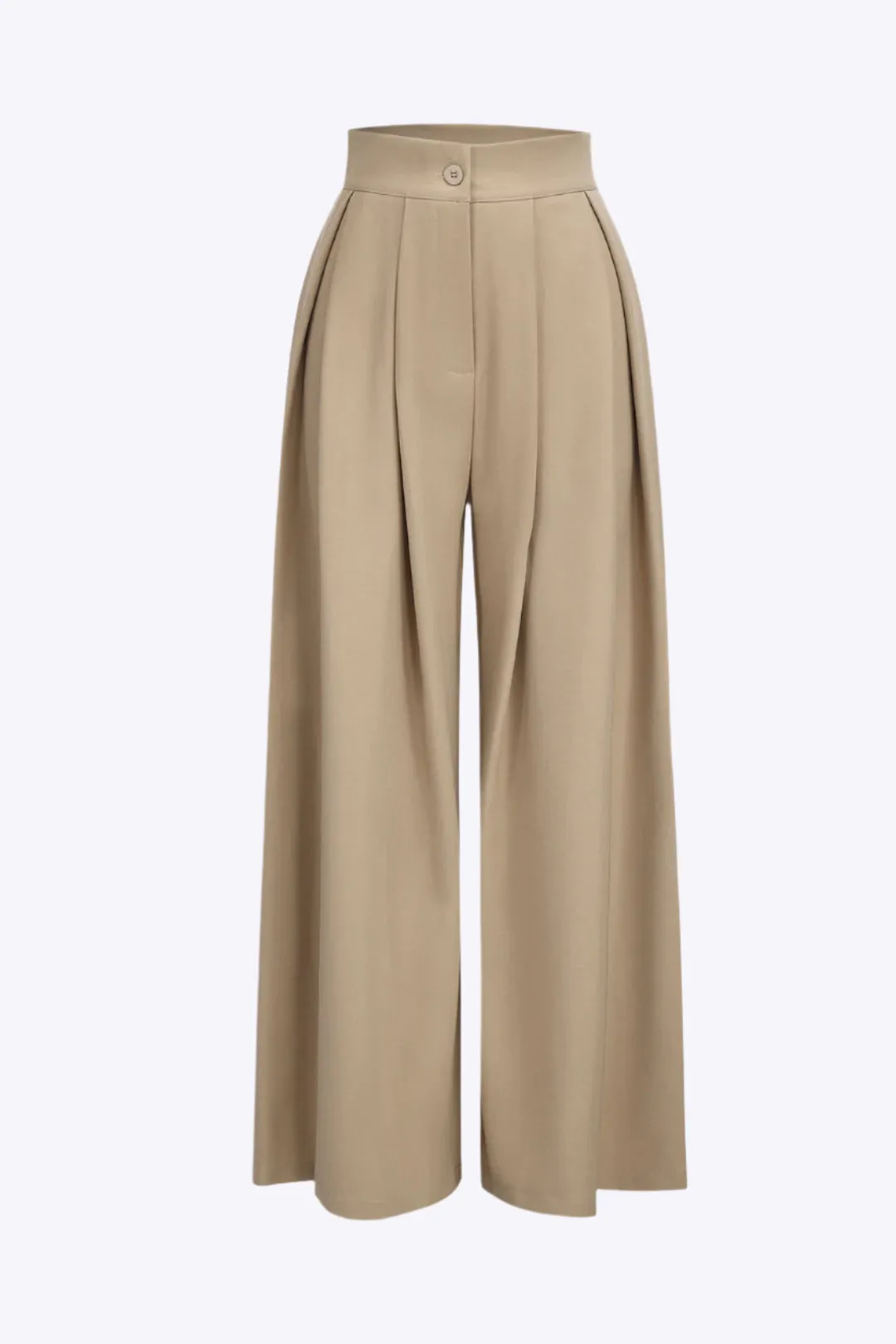Noemi - Elegant Flow Women's Wide Leg Pleated Trousers