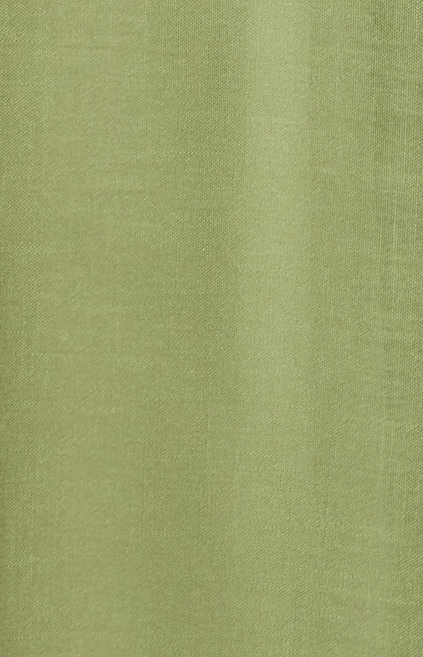 Olive Faux Linen Placement Print Top & Skirt Set