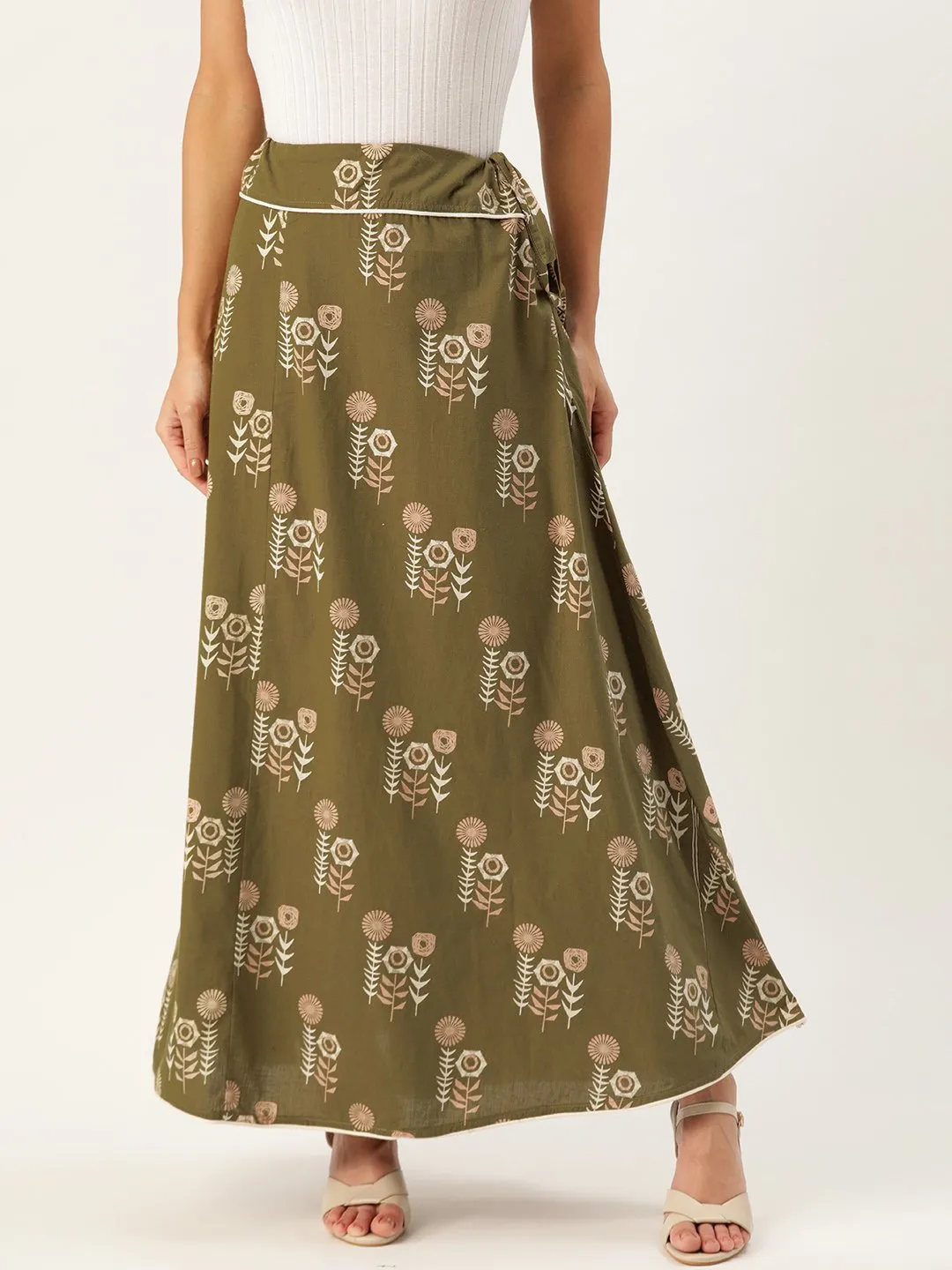 Olive Green Skirt