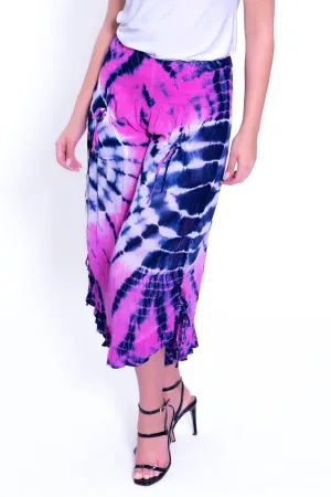 P-15TD Tie dye Ruffle Pant