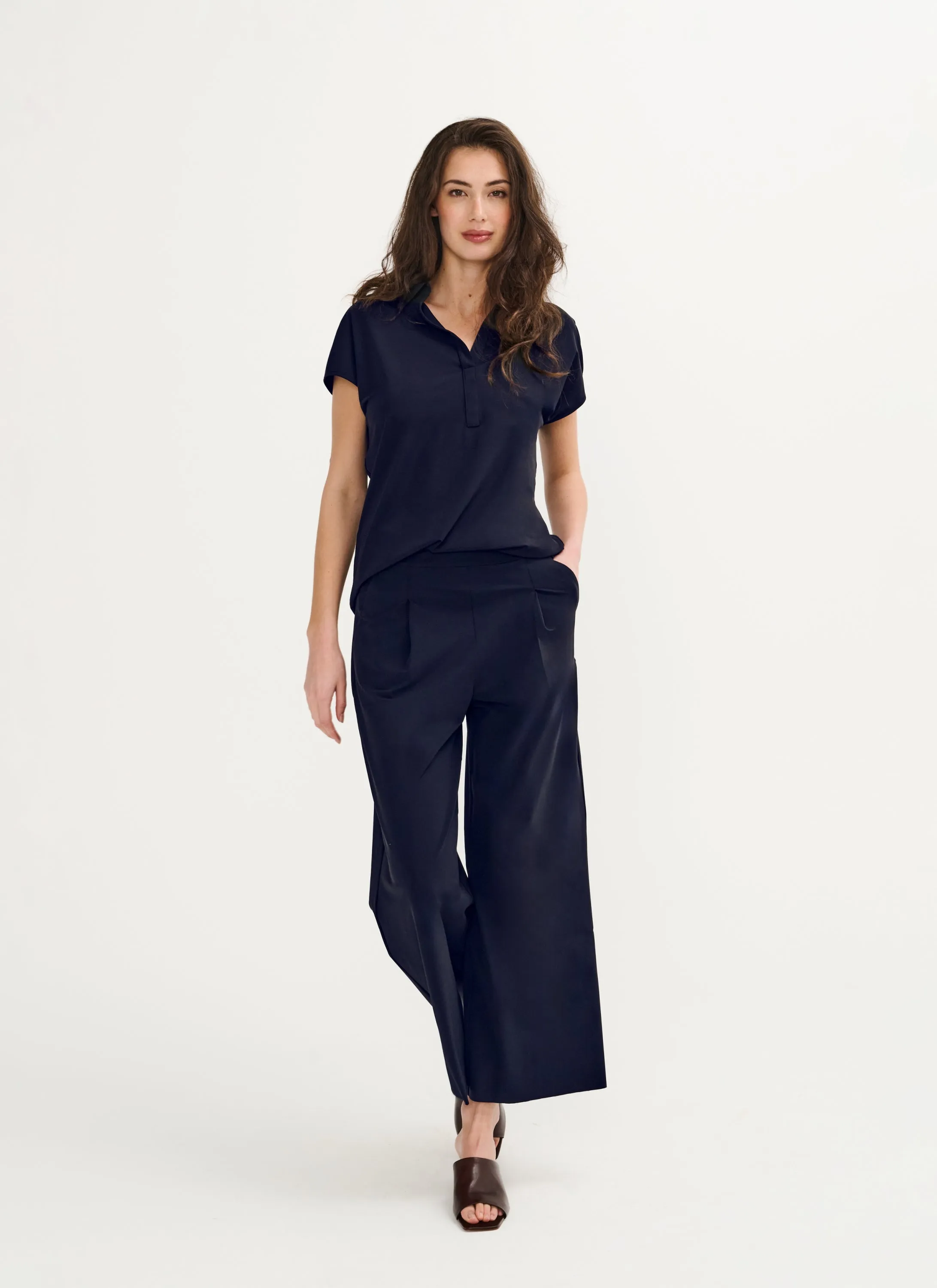 Pants | Travel Jersey | Kona | Black-Blue