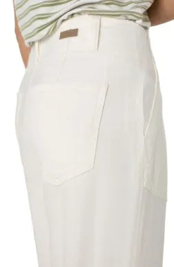 Patch Pocket Mid Rise Pants