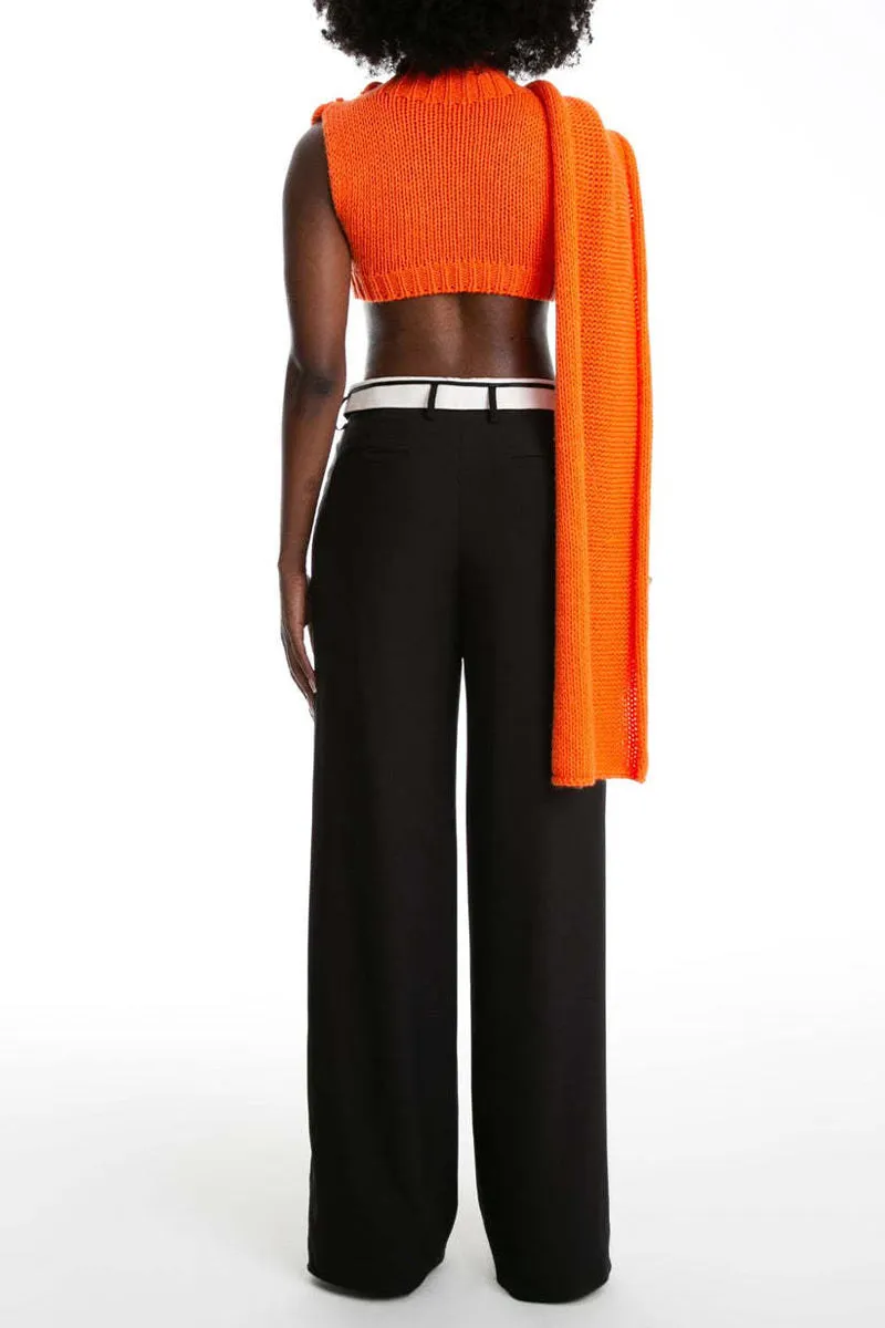 PJ660 High-Rise Wide Pants