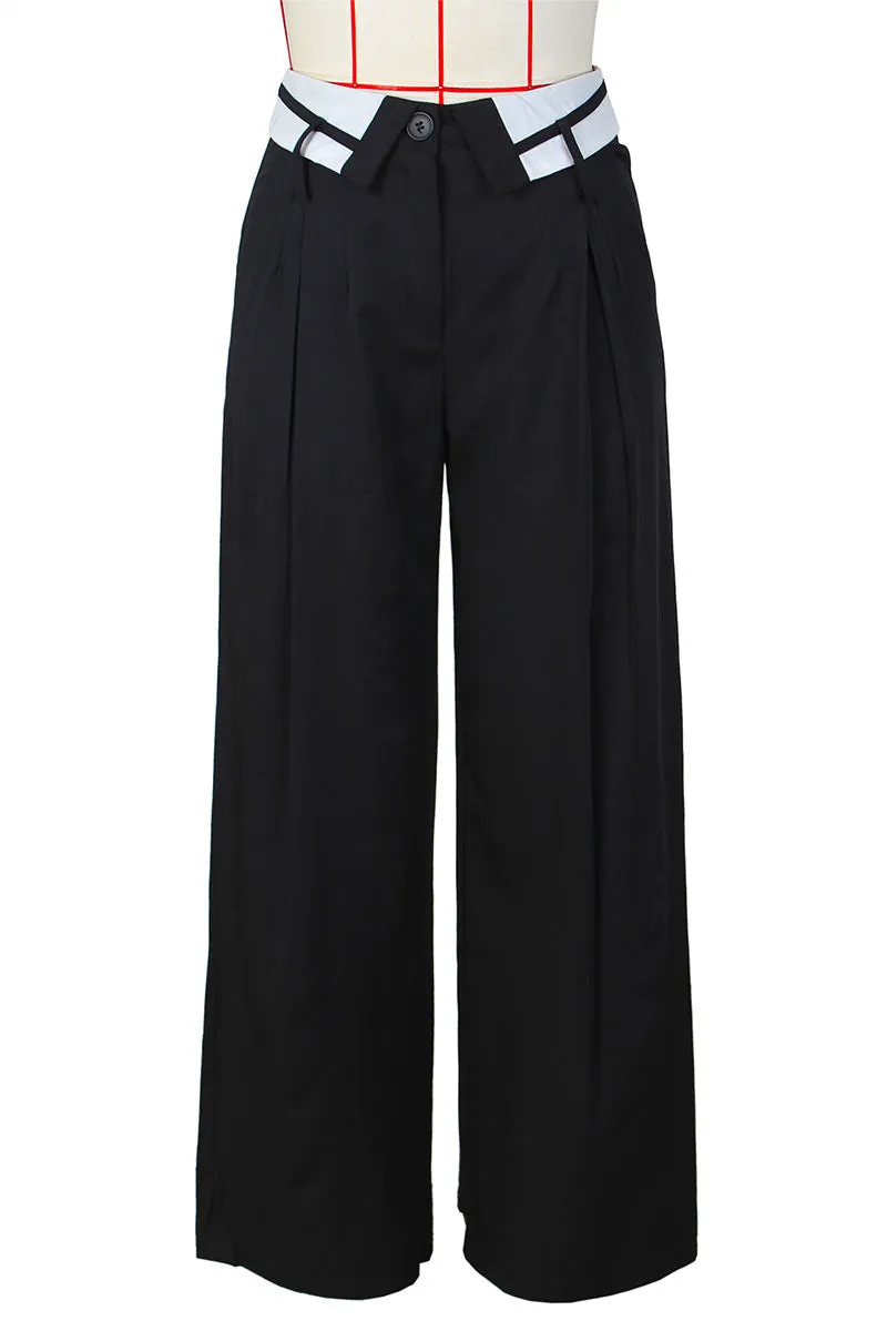 PJ660 High-Rise Wide Pants