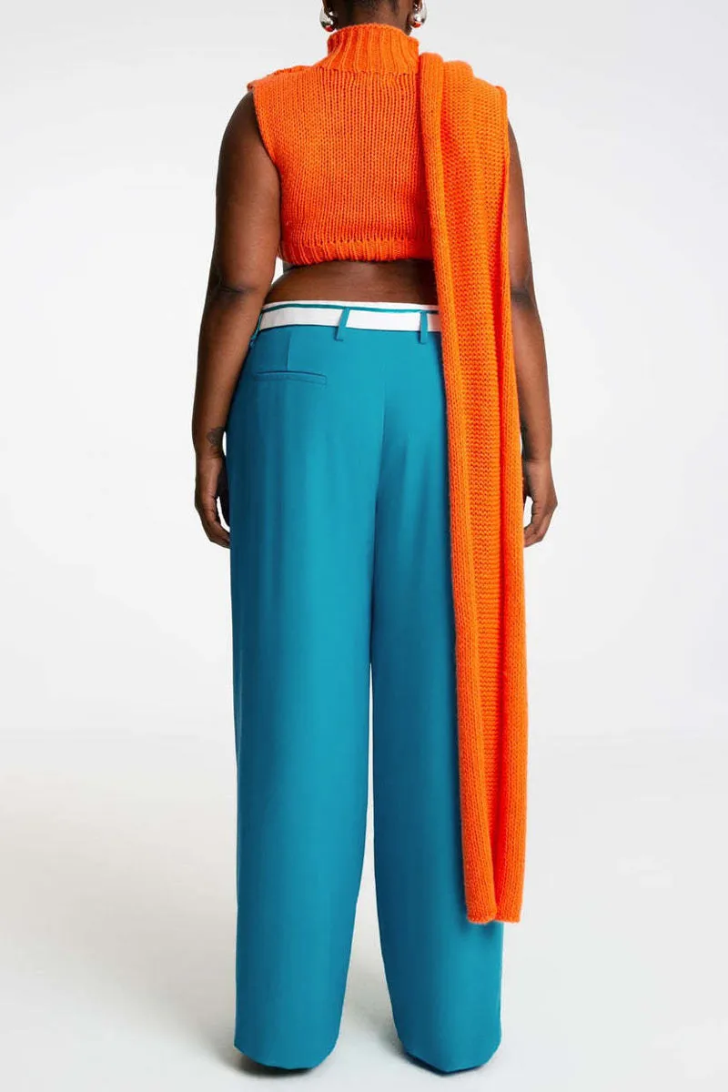 PJ660 High-Rise Wide Pants