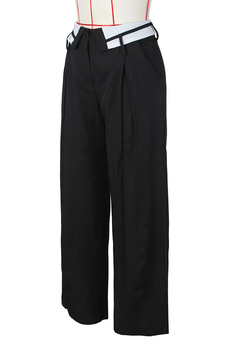 PJ660 High-Rise Wide Pants