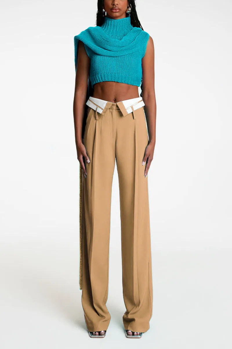 PJ660 High-Rise Wide Pants