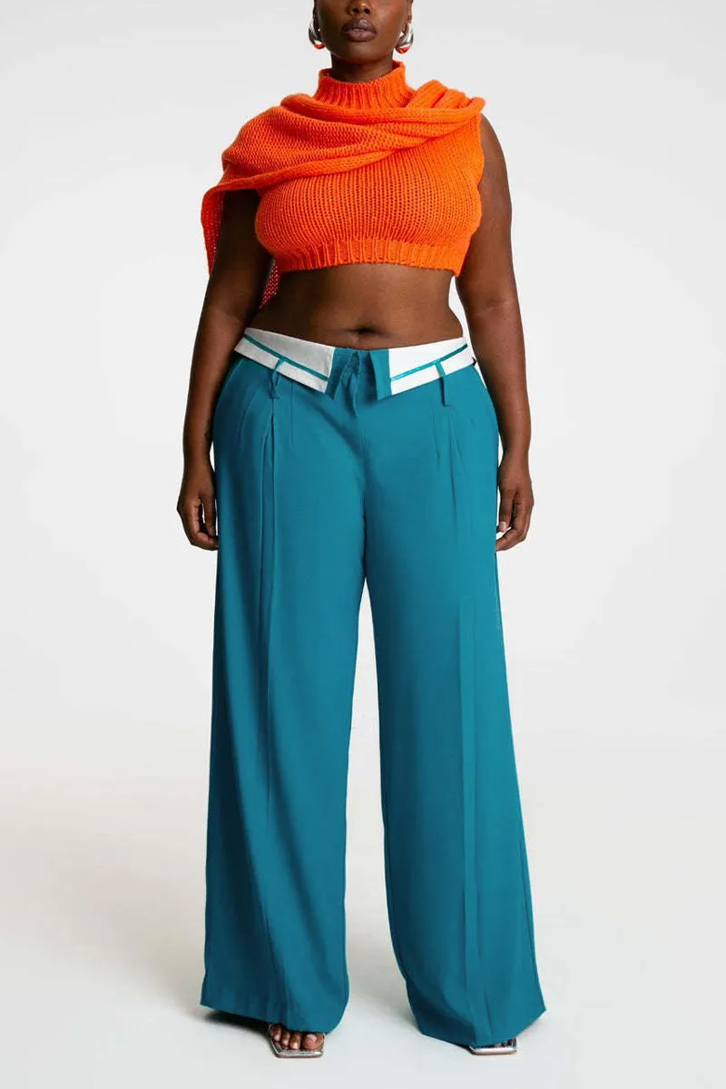 PJ660 High-Rise Wide Pants