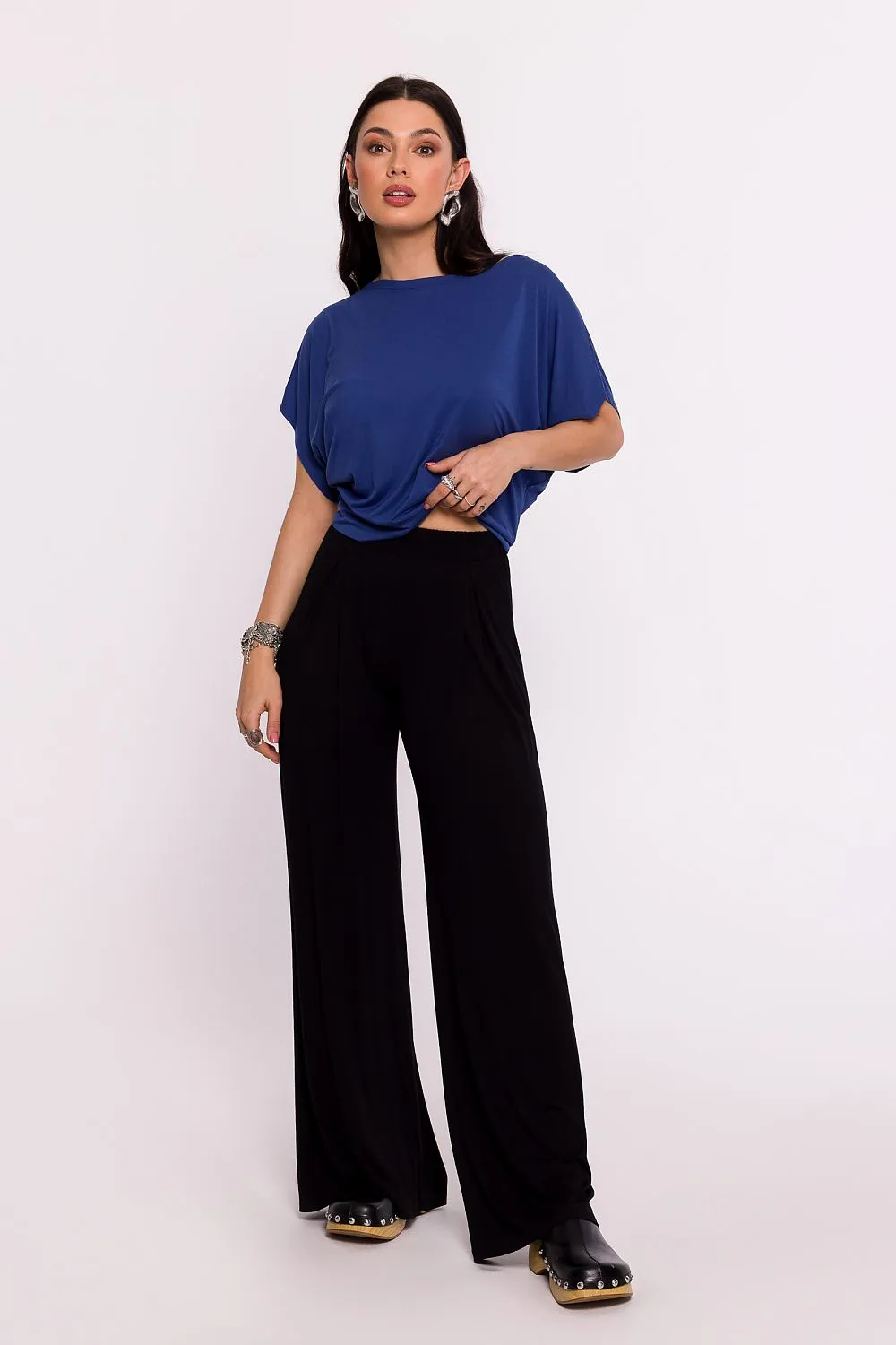 Pleated High-Rise Trousers Luxe