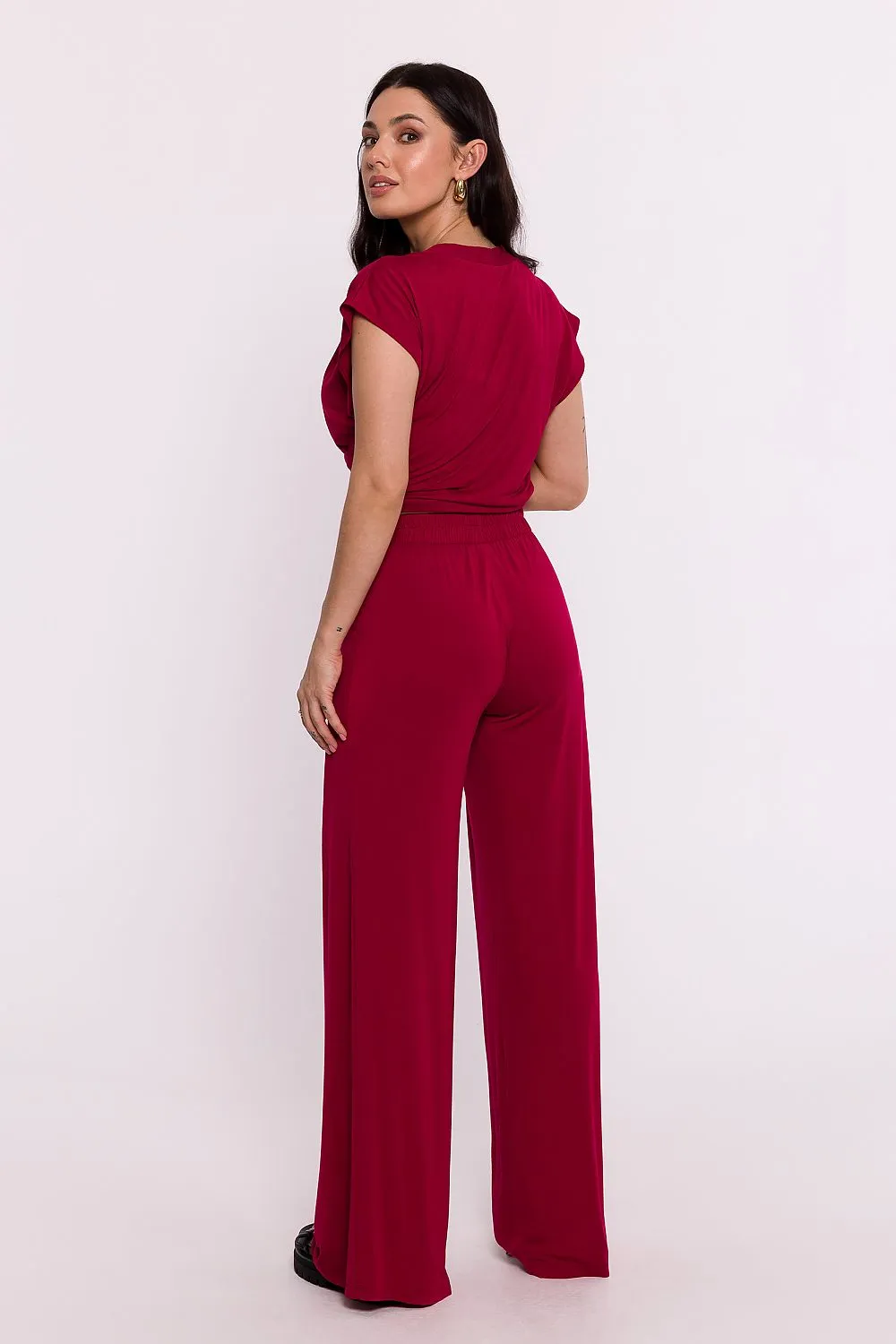 Pleated High-Rise Trousers Luxe
