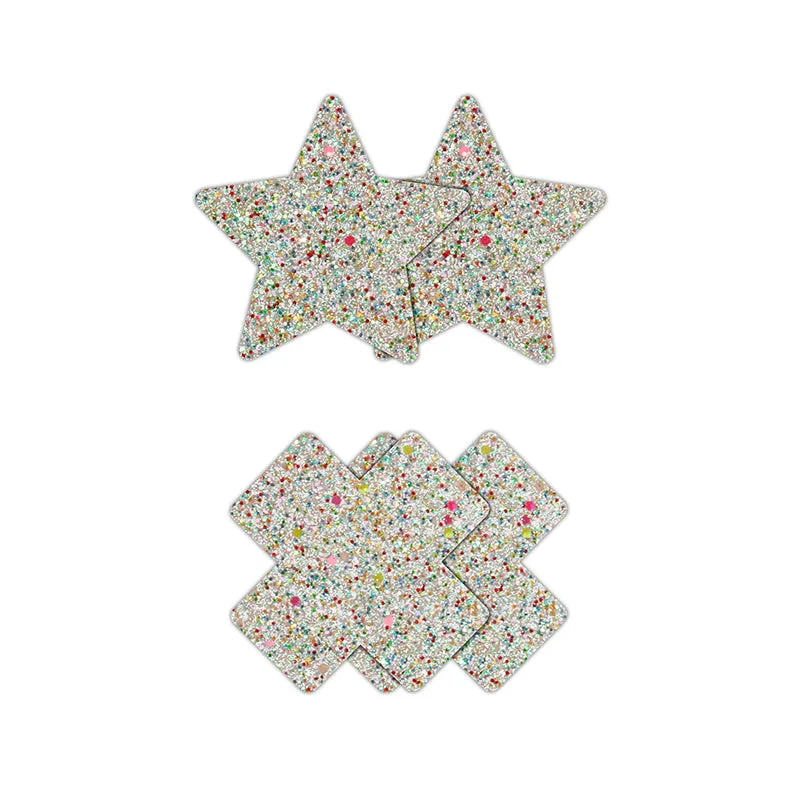 Pretty Pasties Star & Cross Glow 2 sets