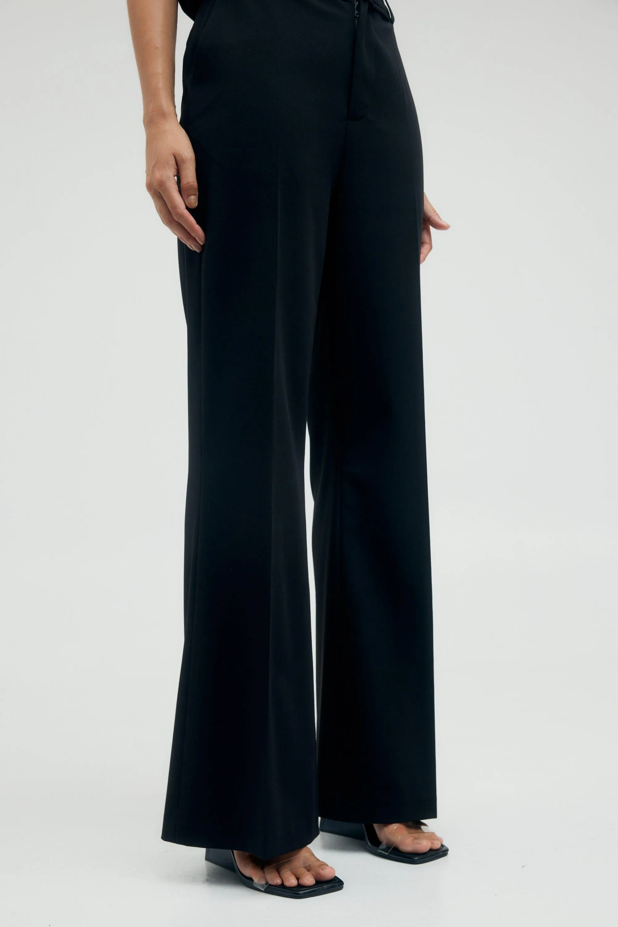 PROTOCOL TAILORED TROUSERS | RAVEN