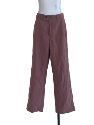 Purple Plain Long Pants