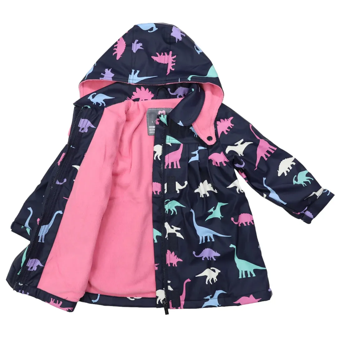Raincoat - Colour Change Dinosaur - Navy