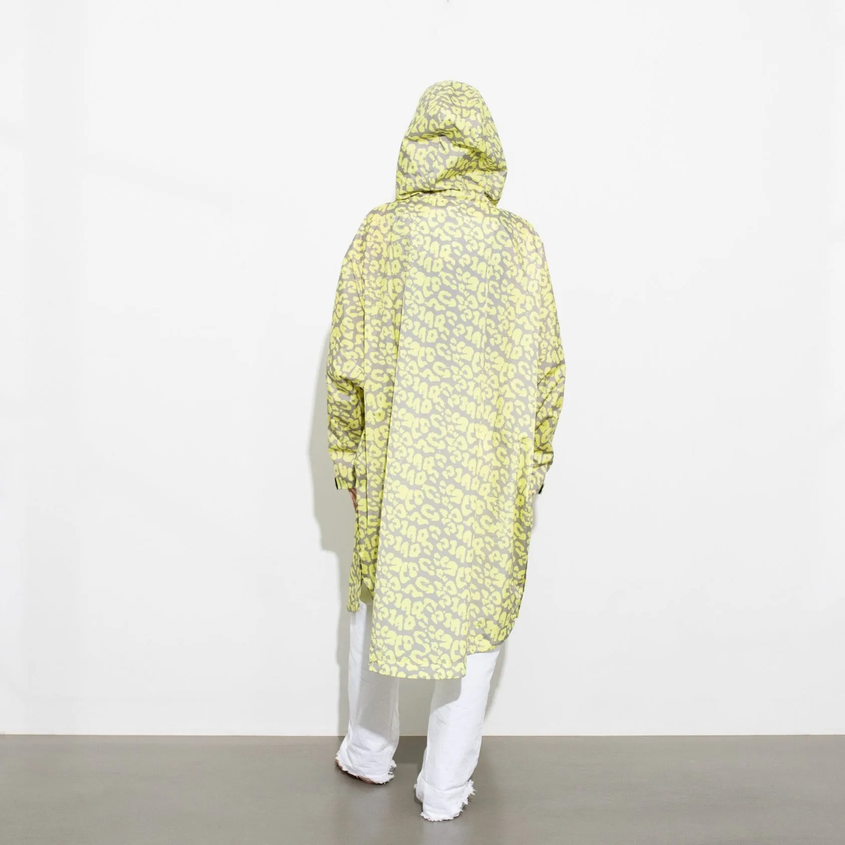 Raincoat leo splashes yellow/grey