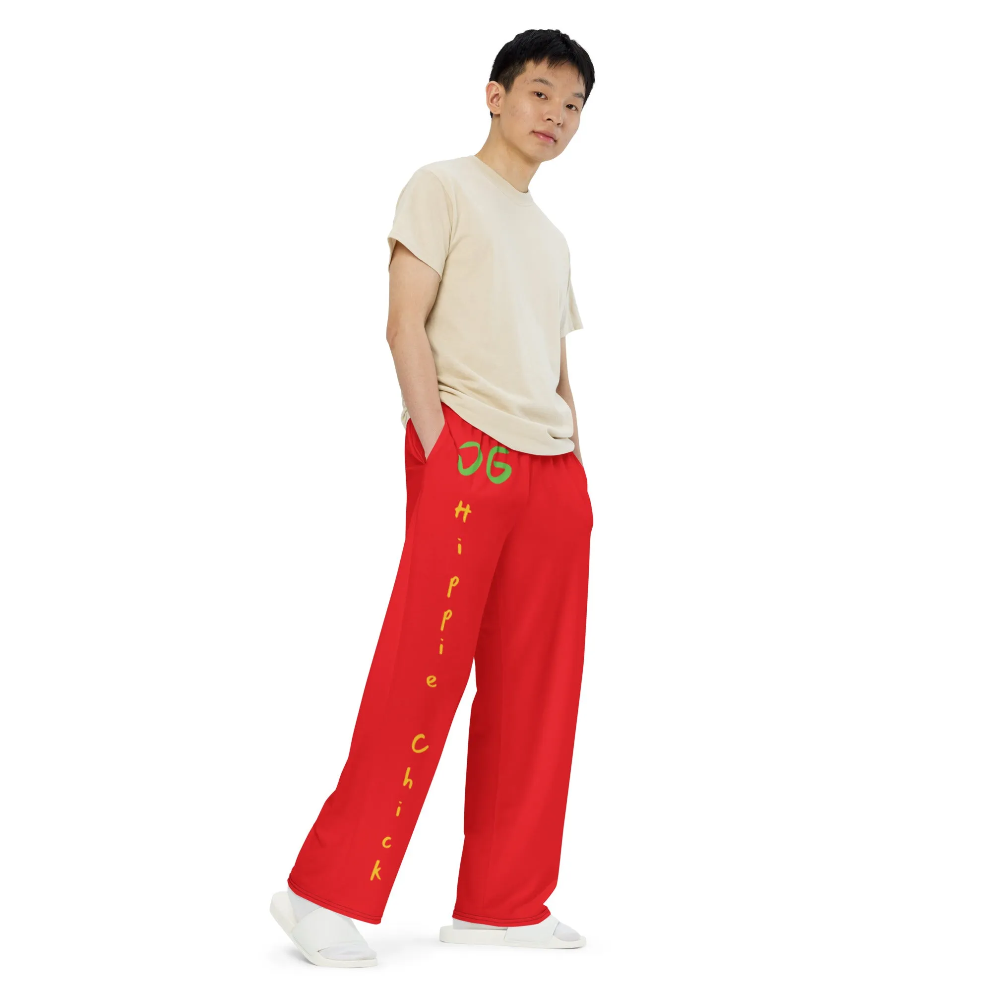 Red Unisex Pants - OG Hippie Chick
