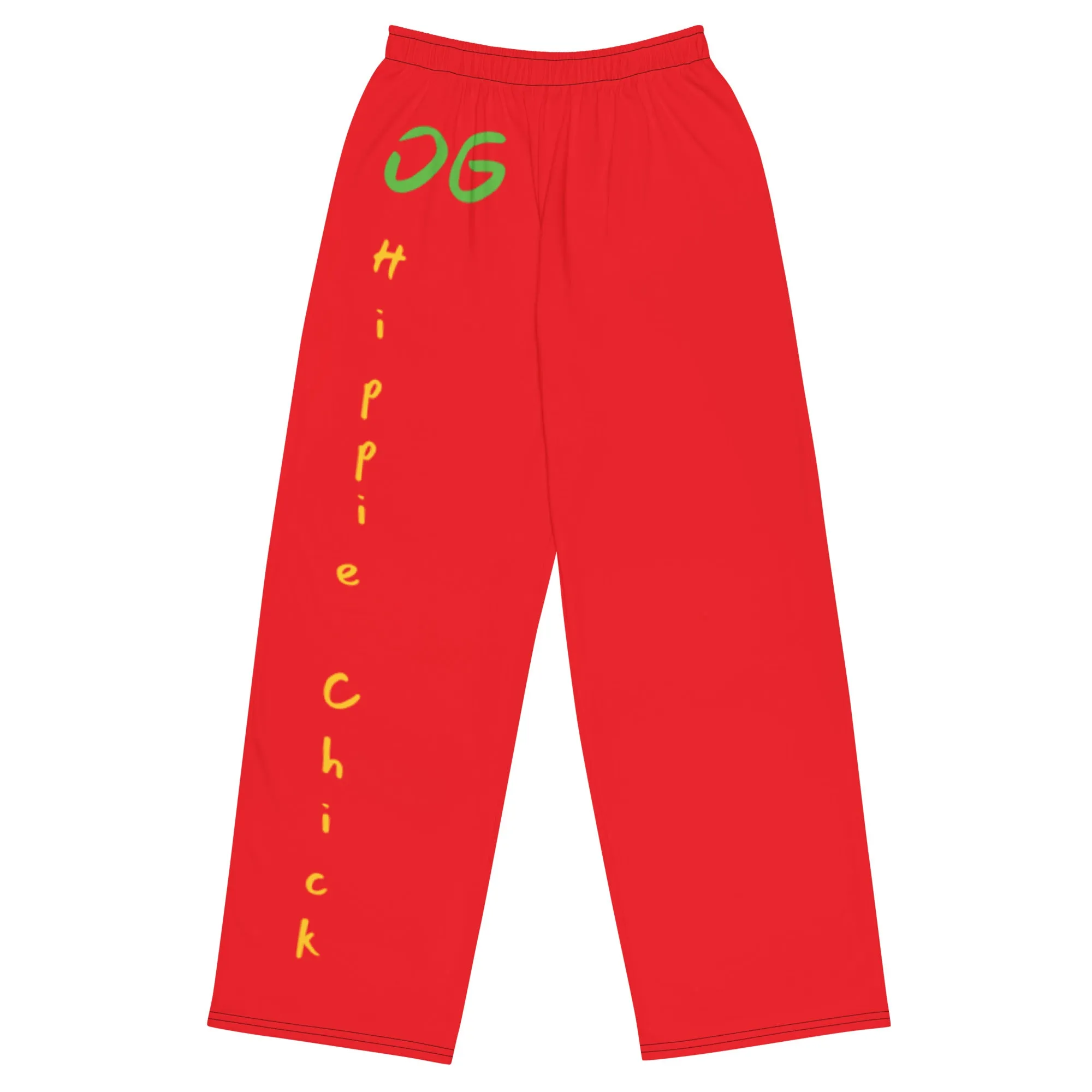 Red Unisex Pants - OG Hippie Chick