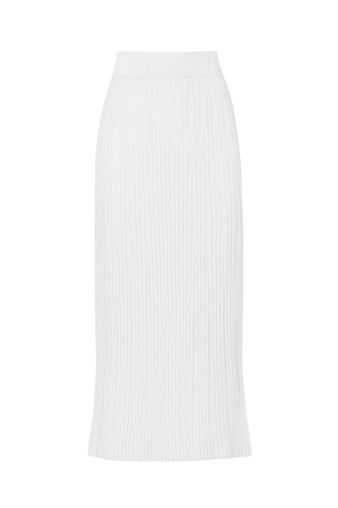 RIB MIDI SKIRT