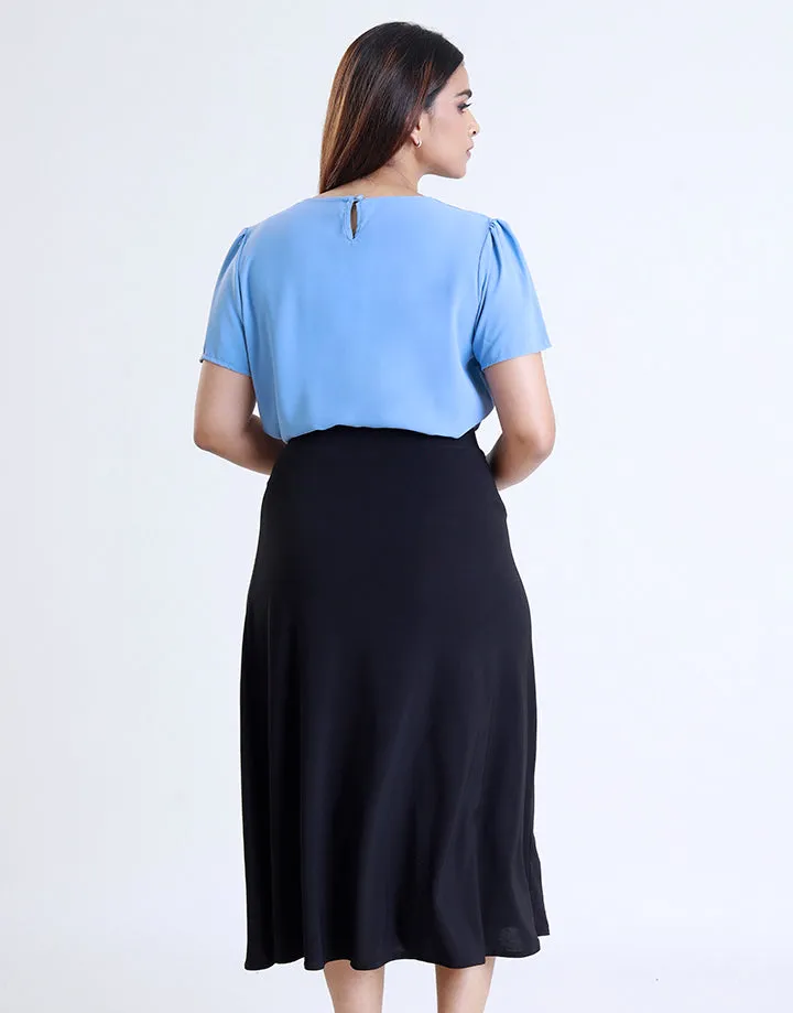 Ruffle A-Line Skirt
