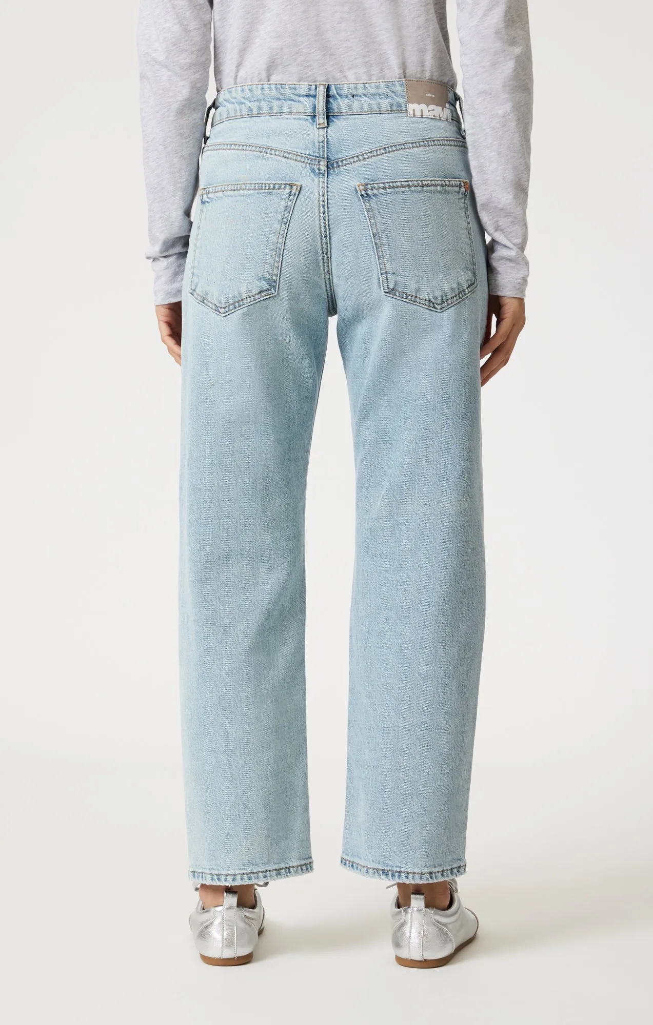 Savannah Straight Leg Jeans | Bleached Classic Blue
