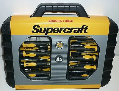 SCREWDRIVER KIT 58 PC Cr V STEEL- IN CARRY CASE- BRAND NEW.