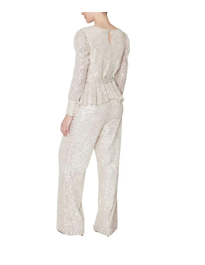 Sequin Wide Leg Pant
