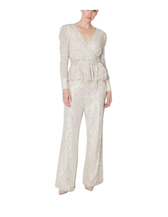 Sequin Wide Leg Pant