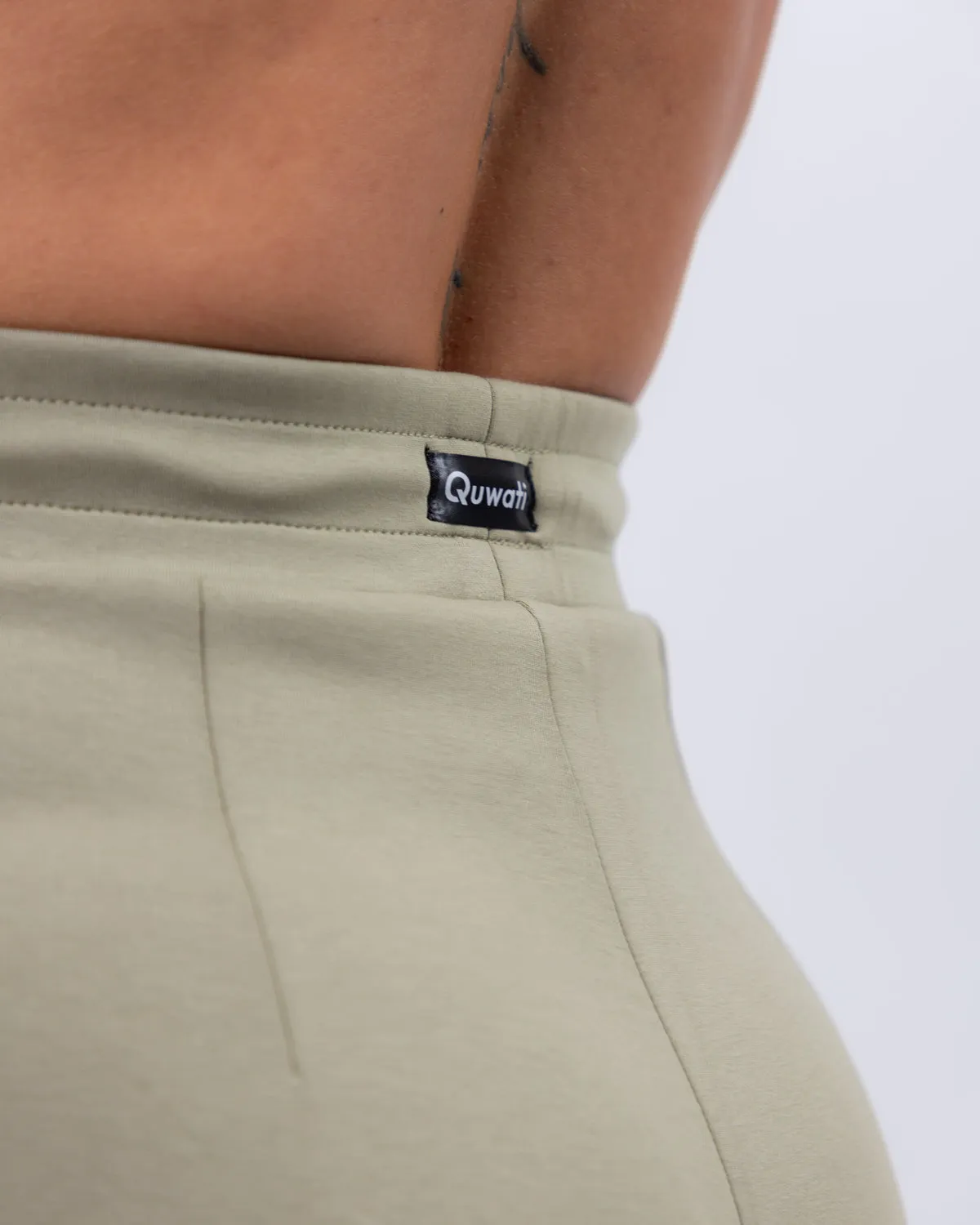 Shield Wide Leg Pants - Light Green