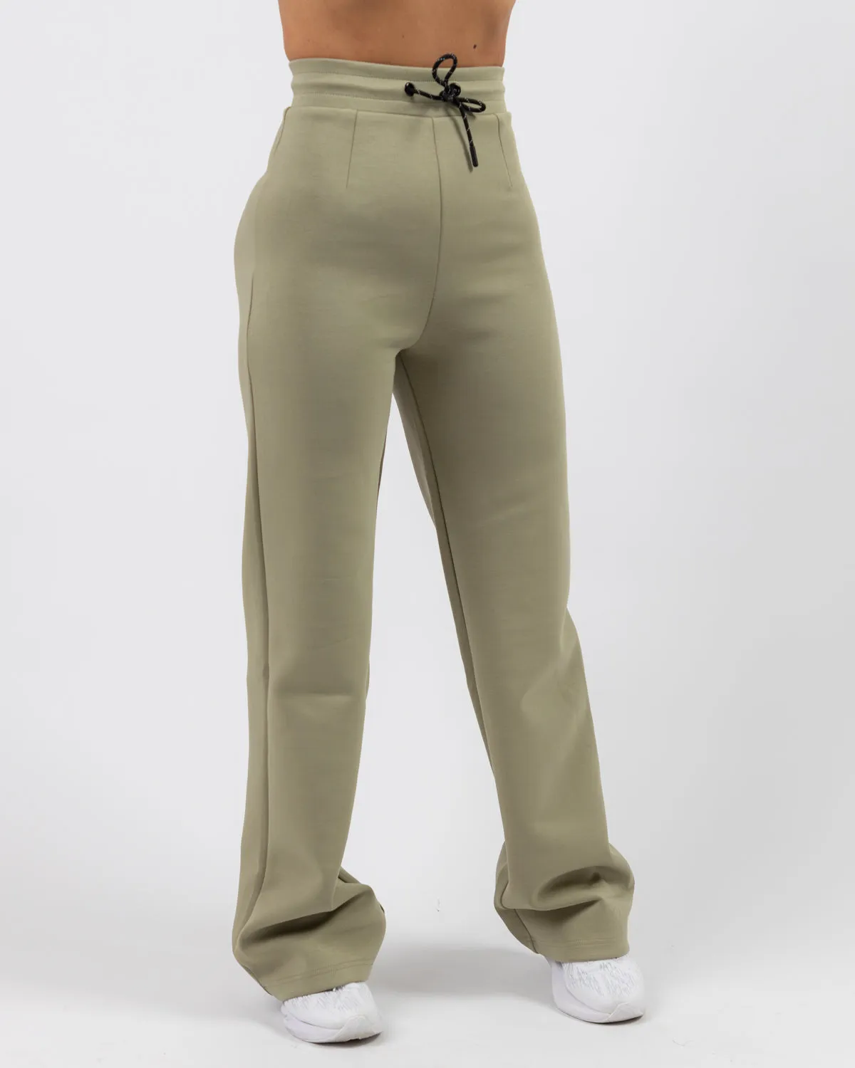 Shield Wide Leg Pants - Light Green