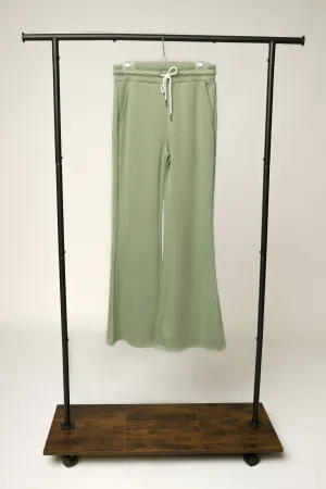 Silky Soft Drawstring Flare Pant