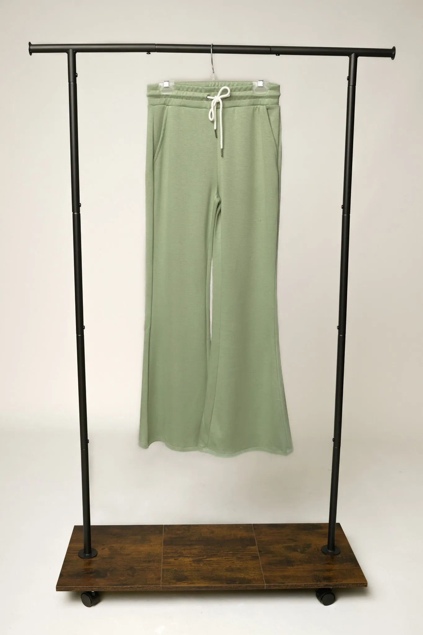 Silky Soft Drawstring Flare Pant