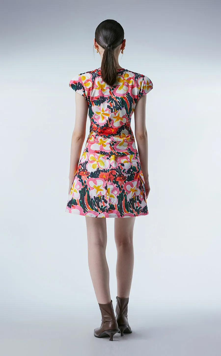 Skirt / JNBY Floral Prints A-line Skirt