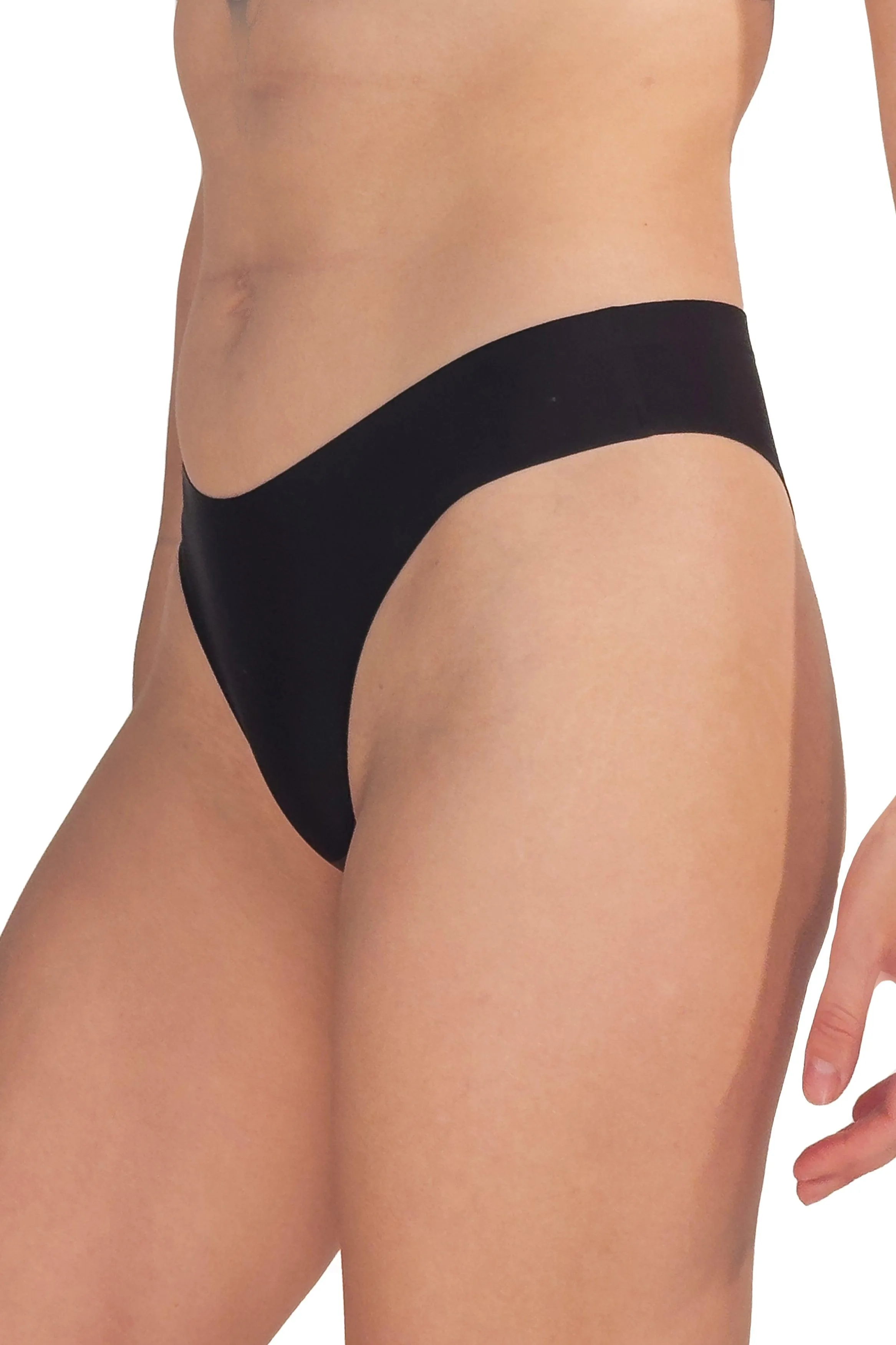 Sleek Black Seamless Panty