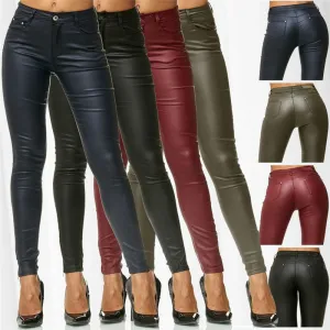Sleek Leather Pants